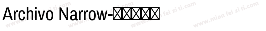 Archivo Narrow字体转换